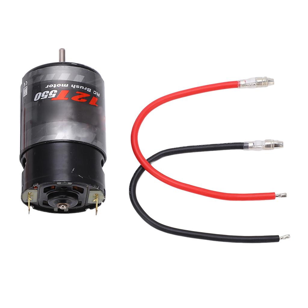 550 Brushed Motor with 320A Two Way Brushed Waterproof ESC Set for RC Rock Crawler Car