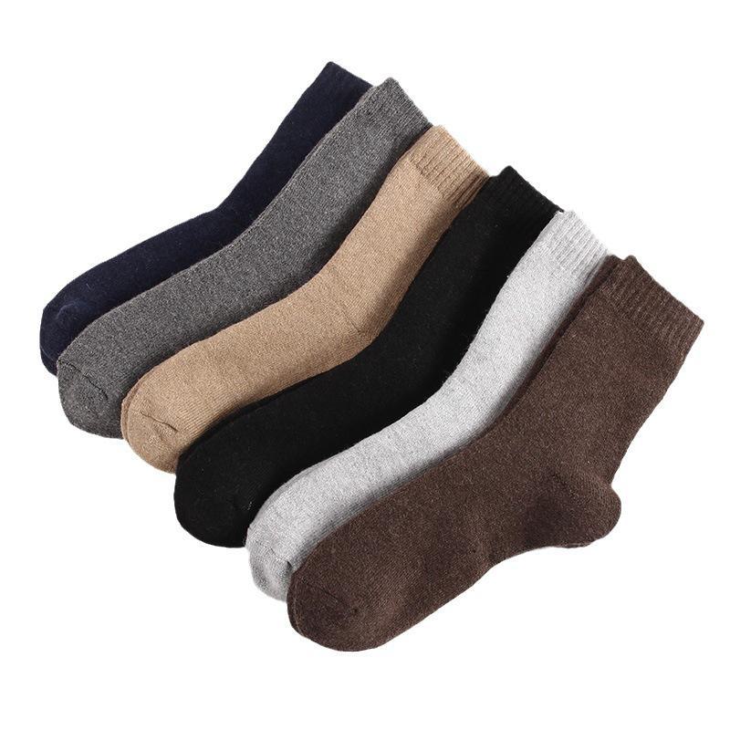 Men's Winter Wool & Cashmere Thick Terry Socks