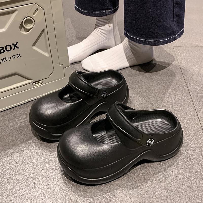 Fashion Smile Women's Sandals Soft Comfortable Home Non-slip And Wear-resistant EVA Slippers Beach Shoes New Summer Thick-soled Slippers