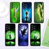 Animation Peter Pan Cut For Samsung A53 A52 A33 A32 A51 A71 A21S A13 A73 A50 A22 A23 A03 A72 A54 A12 5G Black TPU Phone Case