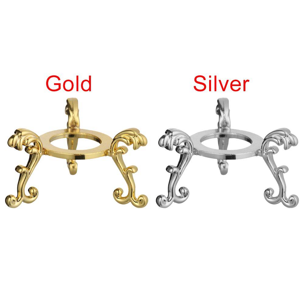 Хрустальный шар Металлическая основа Подставка для демонстрации фигурок Ручная работа Сфера Камень Подставка Держатель Настольные украшения Реквизит для фотосъемки