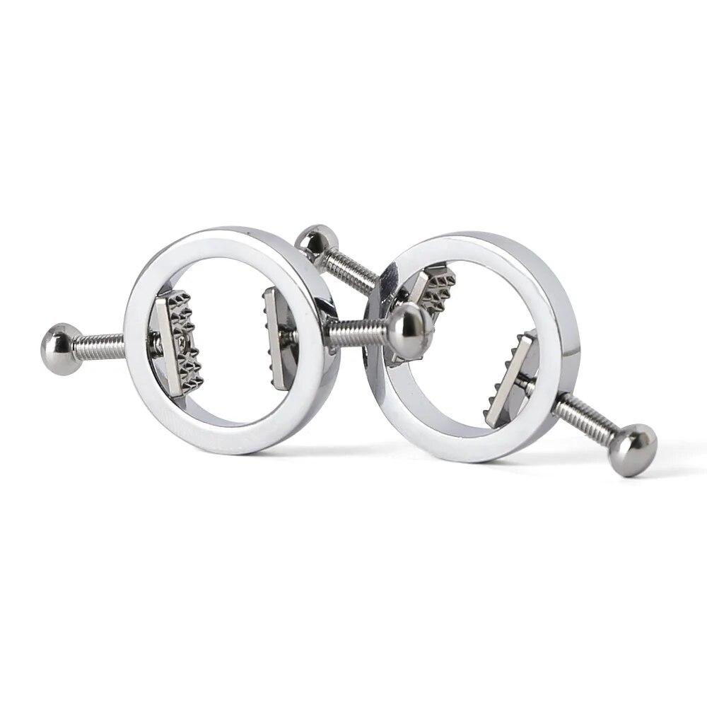 Сексуальные зажимы для сосков, металлические зажимы для груди, стимулятор сосков, эротический бондаж, флирт, дразнить, секс-игрушки для женщин, пары, БДСМ, игры для взрослых