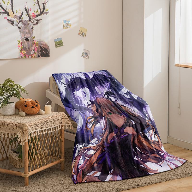 Cartoon Original God Series Double-Sided Flannel 2D Digital Printing Blanket Blanket
