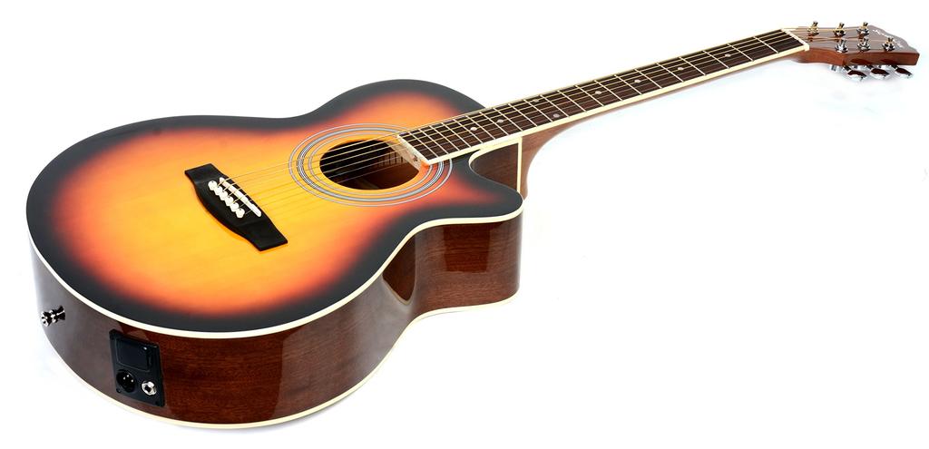 Sepia Crue Vintage Sunburst Electric Acoustic Guitar EAW-01/VS
