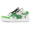 Floating Arrow Low White Green Black Men Sneakers OMIA244F22LEA0010155