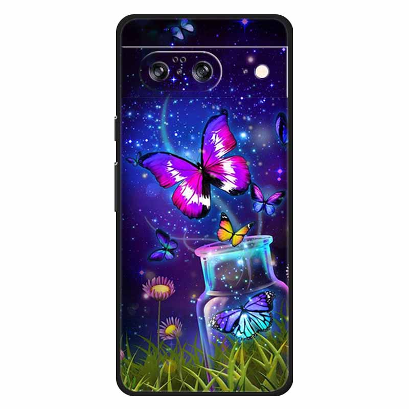 Для Google Pixel 8 / 8pro Чехол Мягкий Силикон Лев Сова Роскошные Задние Крышки Для Google Pixel 8 Pro Чехлы Pixel8 Мультяшные Корпуса