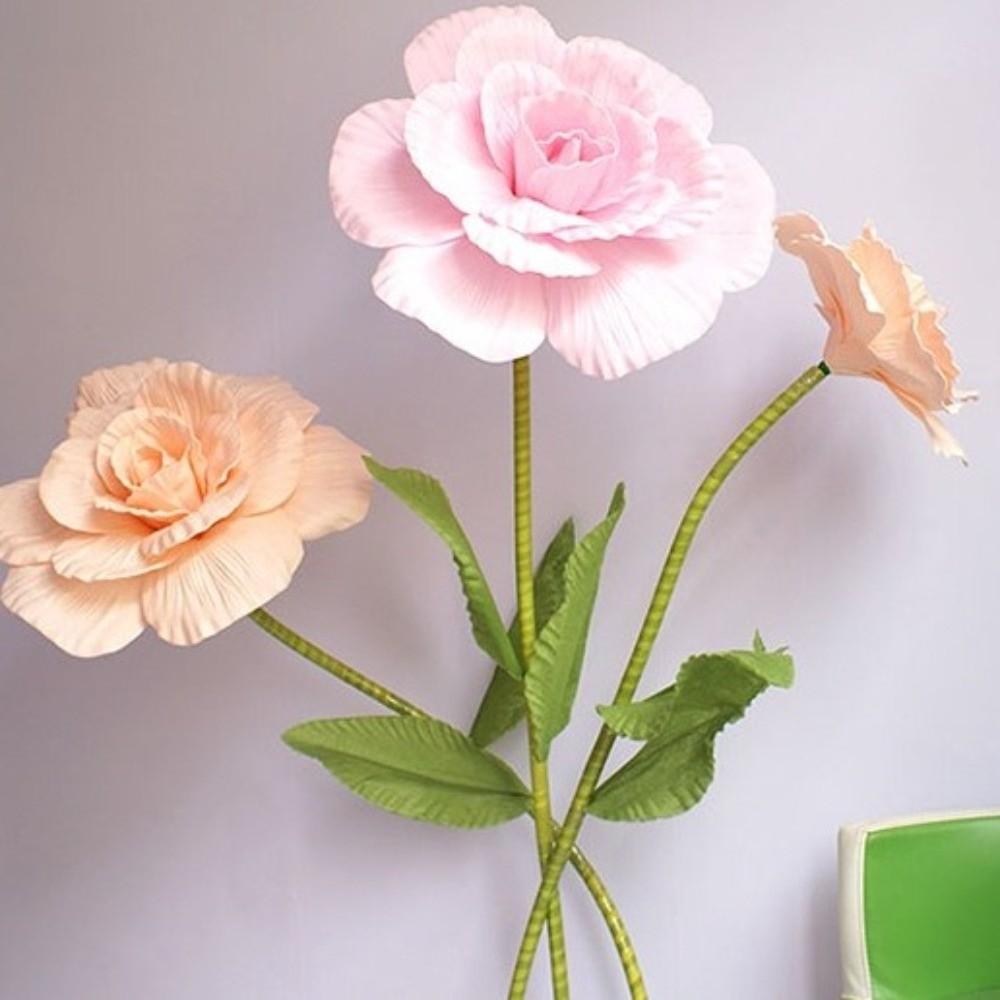 Giant Size Giant PE Foam Rose PE Foam Material Wedding Backdrop Decoration Road Cited