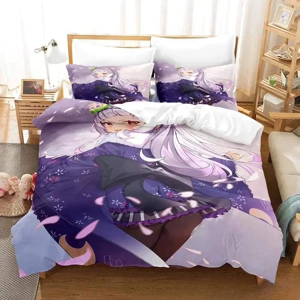 Новый комплект постельного белья Murasaki Shion, 3D-печать, подходит для спальни, мягкий, с мягкой тканью, комплект пододеяльника с наволочками, для детей, детское, домашний текстиль
