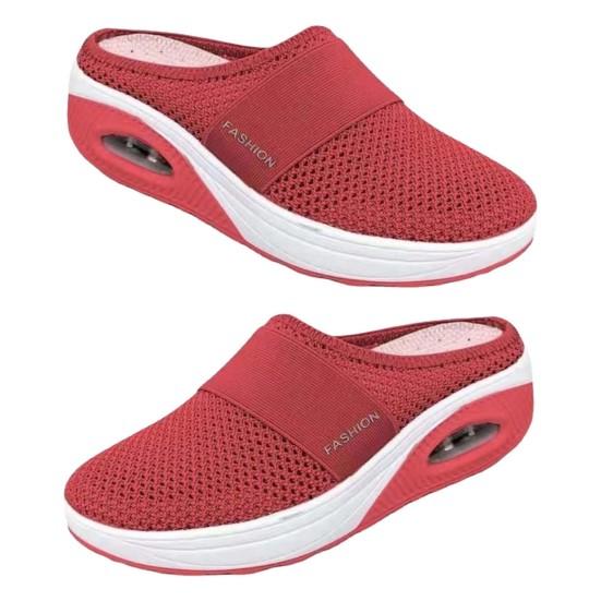 Модные прочные женские уличные дышащие прогулочные тапочки с круглым носком для отдыха