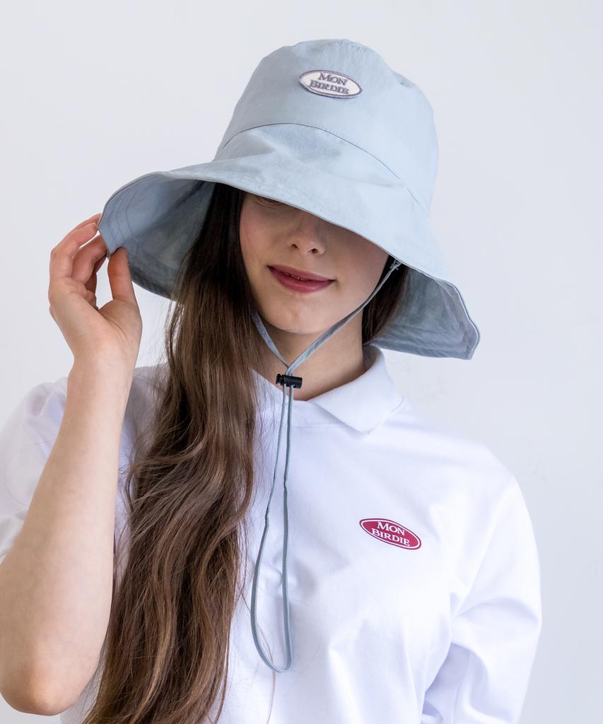 MONBIRDIE GOLF Пастельная нейлоновая кепка-ведро Cool L.Blue