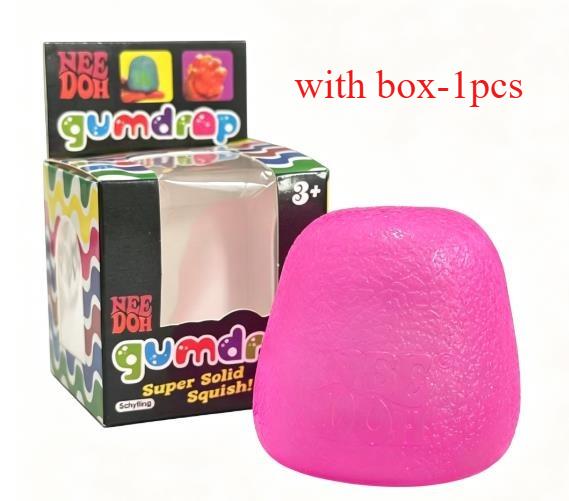 Горячая коллекция Schylling Needoh Soft Candy Fidget Toy, Конфетная игрушка-антистресс, Сжимаемый шарик, Игрушка для сжимания, Слепой бокс