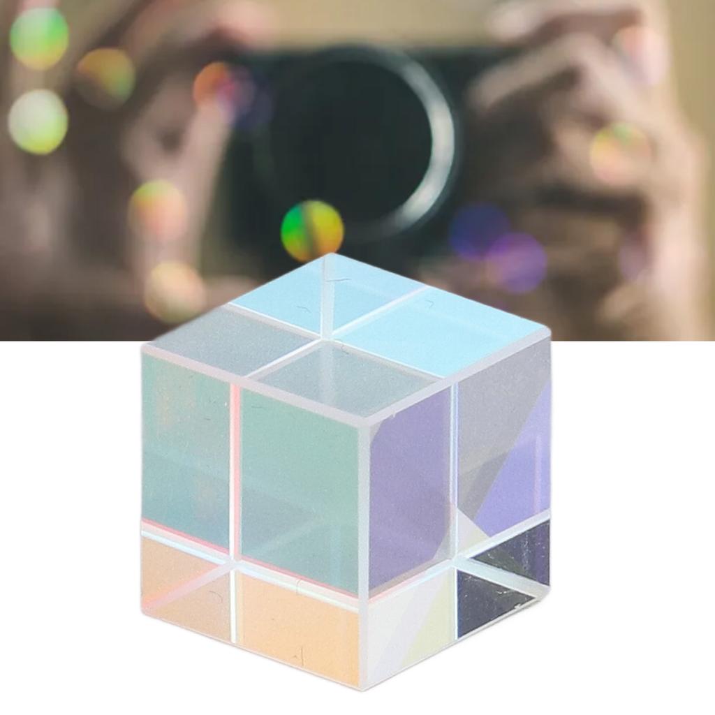 Dichroic   Prism Colorful Glass   Prism for Physics Teaching Research Decoration Art Education