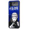 Black Phone Case For Samsung Galaxy Zflip3 Zflip Z Flip 3 5g Z Flip 4 Zflip4 Flip3 Shell Anime Cartoon Jujutsu Kaisen Cover