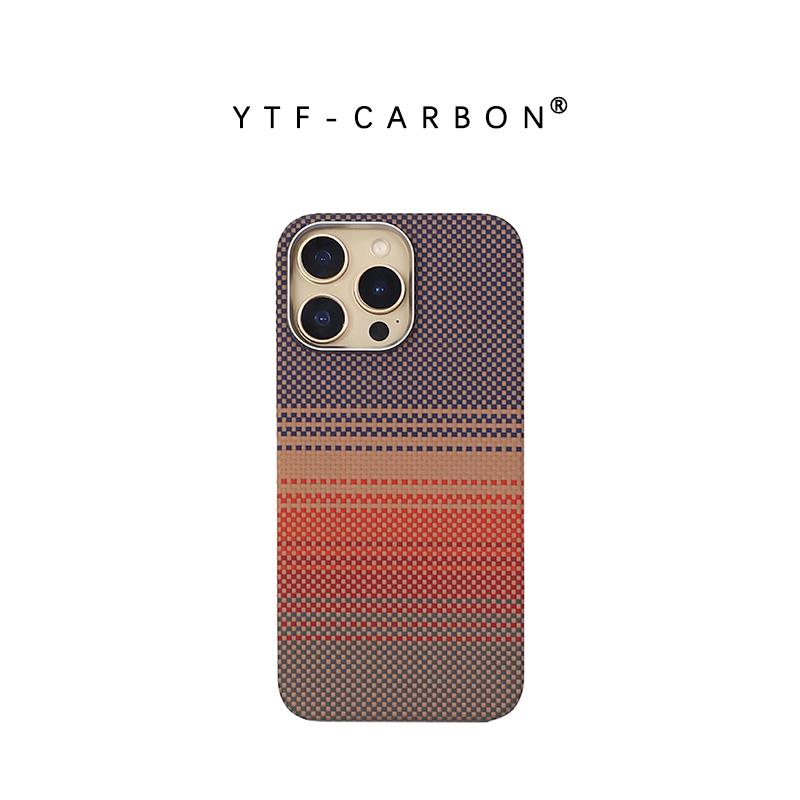 YTF-Carbon Aramid fiber upgrade NT for iPhone 16 Promax case magnetic ultra-thin 16 Pro integrates the magnet with the case