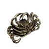 Antique Bronze Small Crab Statue Tea Pet Ornament Pure Brass Solid Animal  Decoration Accessories Living Room Decoration