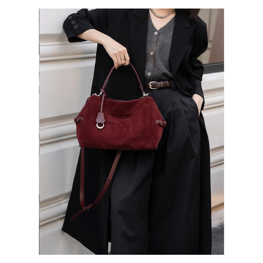 Кожаная сумка-тоут, сумка большой вместимости, женская нишевая сумка высокого класса, сумка на плечо, сумка через плечо