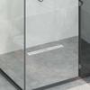 Linear Drain Shower Drain Silver 60 cm Stainless Steel 304