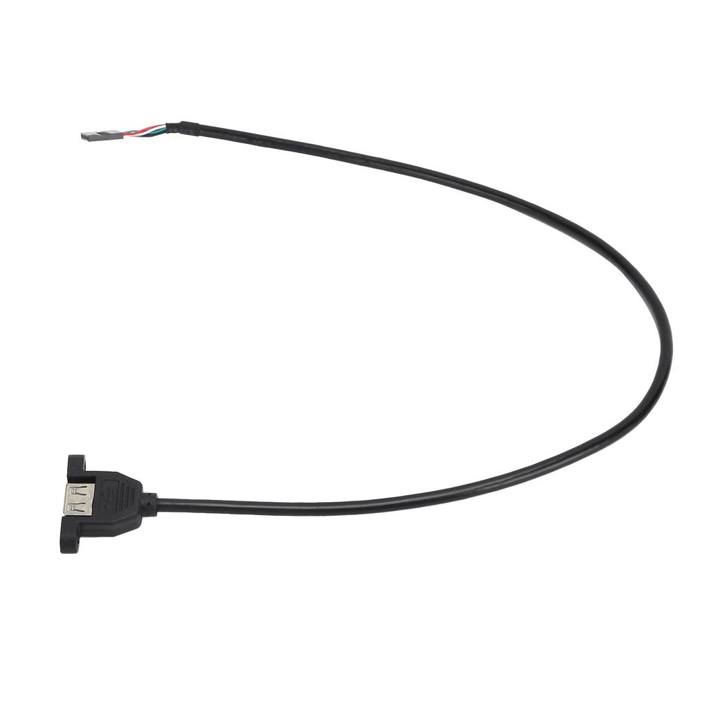 Удлинительный кабель USB2.0 гнездо на 5-контактное гнездо для материнской платы, высококачественная передача, встроенный удлинительный кабель(0,3 метра )