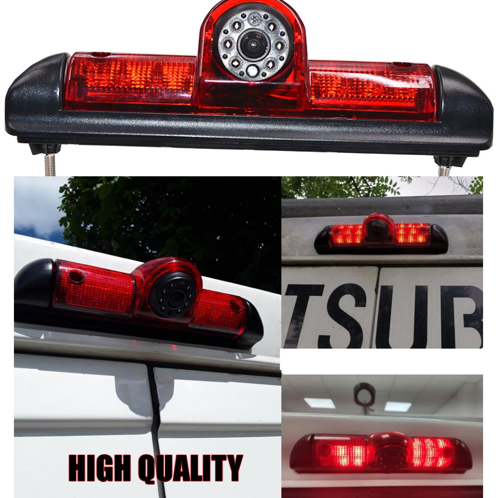 Parking Car Rear View Brake Light Camera with 7 Inch Monitorfor Citroen JUMPER III FIAT DUCATO X250 Peugeot BOXER III LED Light