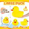 12Pcs Giant Rubber Duck 10.2 Inch Duck Giant Rubber Duck Large Rubber Squeaky Big Yellow Rubber Ducks
