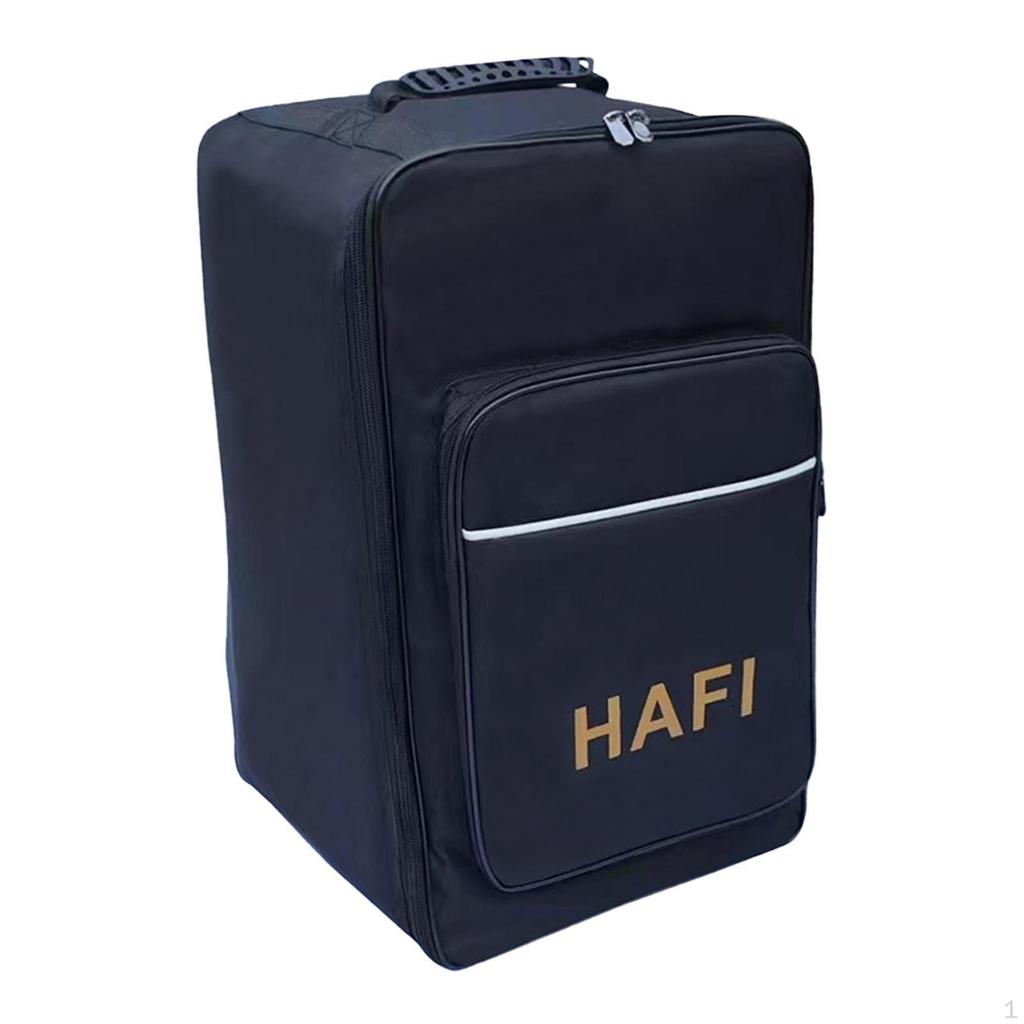 Сумка для кахона Коробчатый барабан Прочная с ручкой для переноски Мягкая для выступлений Оксфордская ткань
