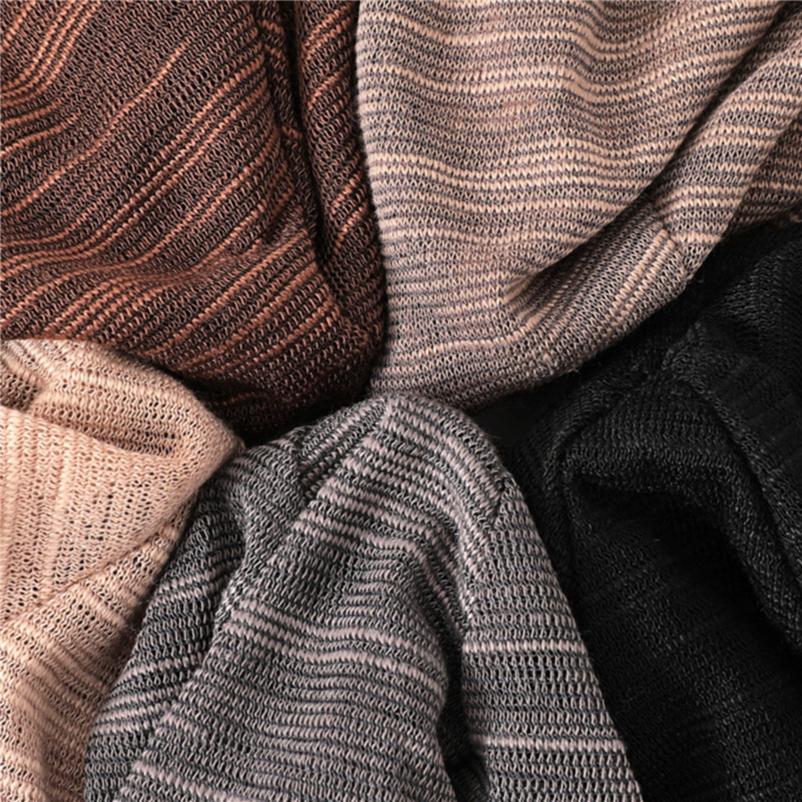 Breathable Toe Cap Unisex Striped Hood Spring and Autumn Warm Thin Turban Chic Trend Pile Hat