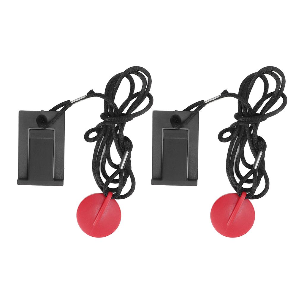 2 шт. Универсальный магнитный ключ безопасности для беговой дорожки, компактный, простой в эксплуатации ключ безопасности для беговых дорожек