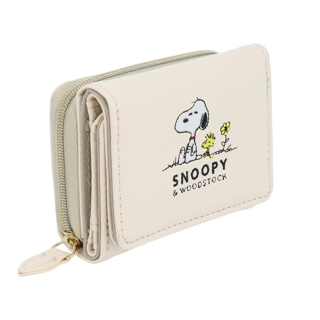 Snoopy Trifold Mini Peanuts [Мини-кошелек] Кошелек/Слоновая кость