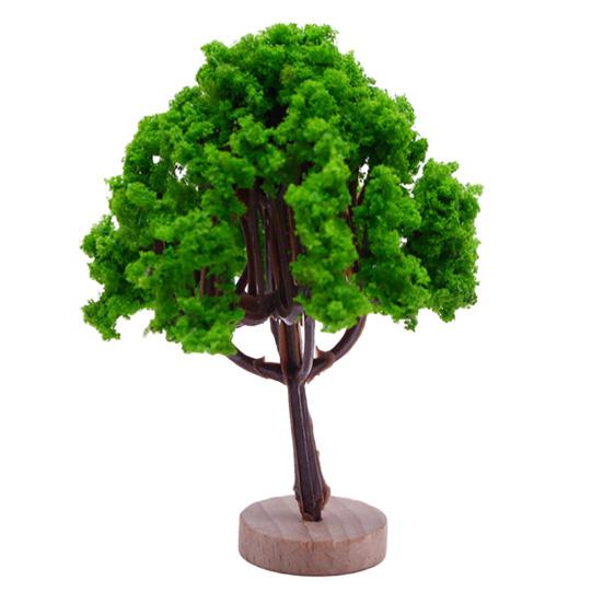 Mini Tree Model Realistic Looking Bright Color Widely Used DIY Scenery Landscape Simulated Miniature Tree Decoration