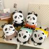 New Panda Ins Backpack Printed Travel Cartoon Girl Casual Backpack Cute Schoolbag Large Capacity Foreign Style