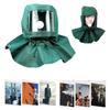 Sand Blasting Hood Cap Canvas Shawl Sandblaster Protective Face Cover Antidust Hood for Spraying