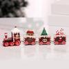 Cartoon Animal Christmas Train Multicolor Mini Christmas Tree Train  Ornament