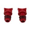2pcs Air Compressor Oil Breather with 17mm Male Thread Diameter Plastic Material for Air Compressor Applications