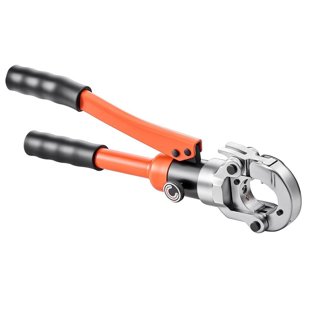 Hydraulic Pipe Crimping Tool, Stainless Steel Tube Fittings Crimper with V12, V15, V18, V22, V28 Jaws & Carrying Case, Press Crimper Tool Kit for