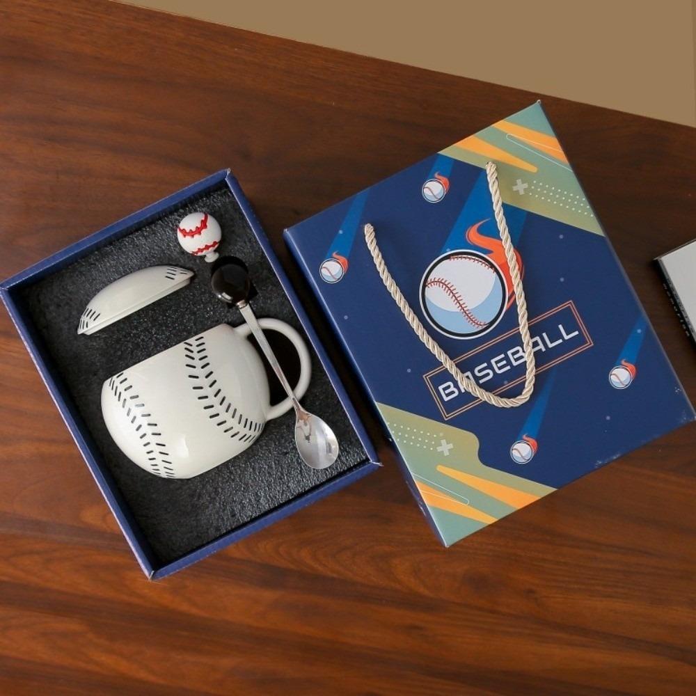 420ml Tea Cup Creative Ceramic Mug Water Cup Baseball Cup  Gift for Baseball Lover