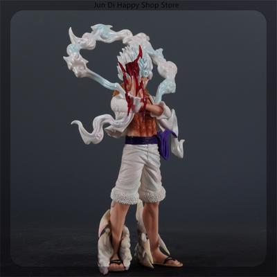 25 см One Piece Луффи Бог Солнца Ника G5 Стоячая Поза Аниме Фигурка Модель Статуэтка Коллекция для Мальчиков Настольное Украшение Орнамент Игрушка