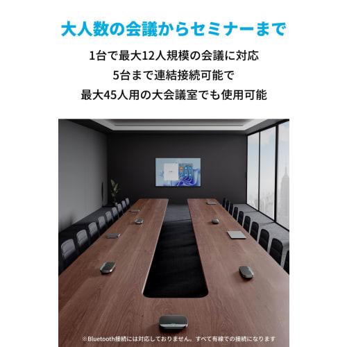 AnkerWork SR500 Speakerphone Conference Microphone Speaker AI Noise Canceling VoiceRadar 2.0 Equipped Deep Learning 5 units can be connected Supports