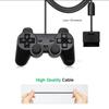Transparent Color Wired Controller For PS2 /PS1 Console Vibration Joystick Gamepad Joypad For Sony Playstation2 Mando Controller