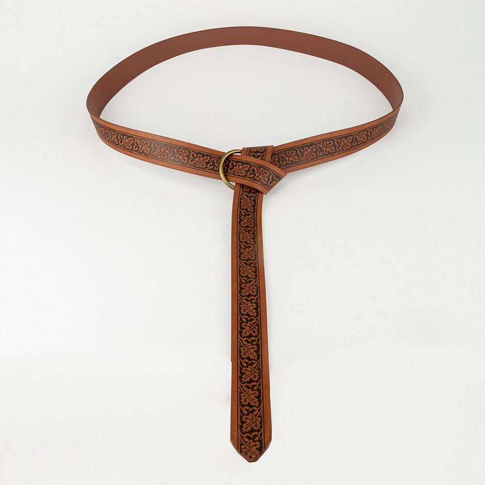 Ремень с тиснением в кельтском стиле из искусственной кожи, средневековый пояс, ретро-ремень эпохи викингов эпохи Возрождения, фото Pros