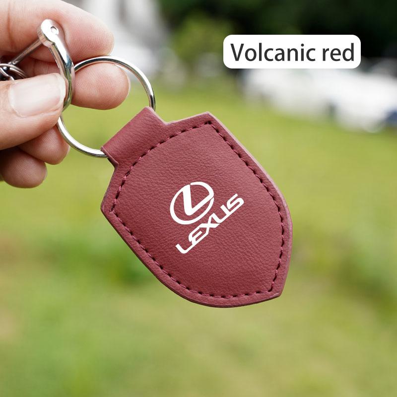 Fashion Car Keychain Rings Vintage Leather Zinc Alloy Key Chain For Lexus IS250 IS200 CT200h GS300 LS430 RX450h LX570 IS300 ES
