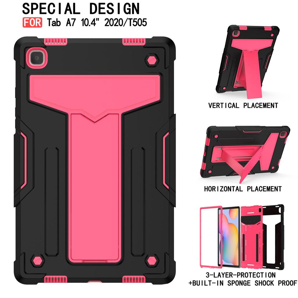 Защитный силиконовый чехол для планшета Samsung T515 с Т-образным кронштейном — защита от падений для планшета T507