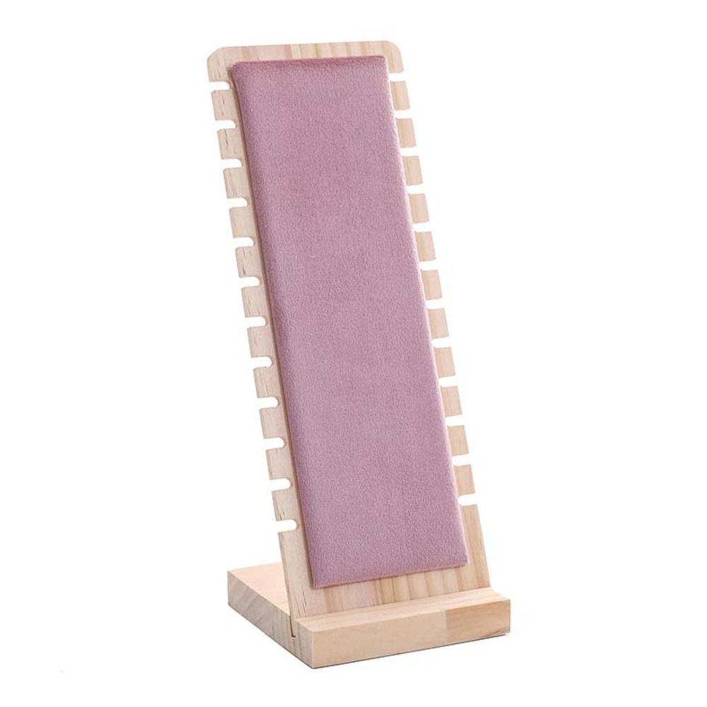 Bracelet Support Wooden Necklace Frame Large Capacity Jewelry Storage Rack  Home Decors