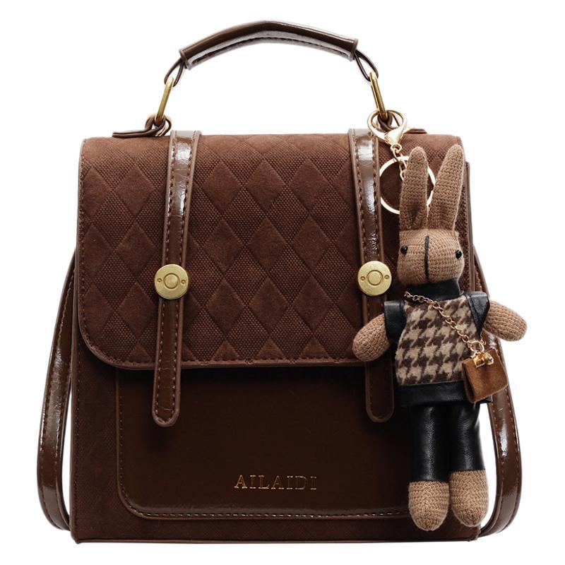 Премиальный ретро женский рюкзак 2025 новый контрастных цветов универсальный маленький рюкзак модный дорожный маленький школьный рюкзак