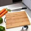 Большая двусторонняя бамбуковая разделочная доска для кухни