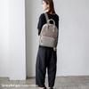 [VITAFELICE] Vita Felice 12 pocket 2way backpack ladies sib-20036z (gray beige)