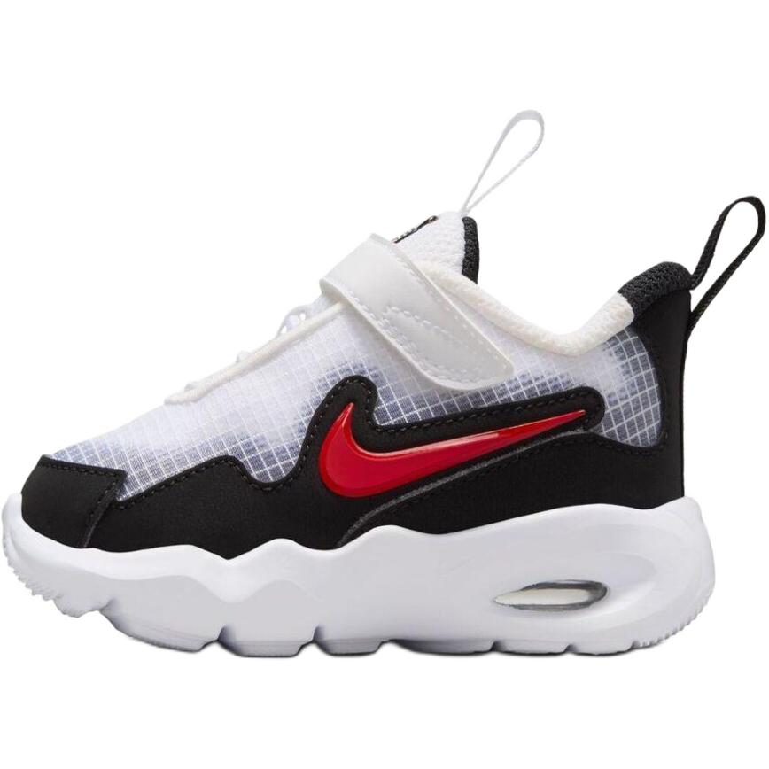 Nike Air Max Nova TD Белые Черные Красные Детские Кроссовки Университетский Красный FN4461-102