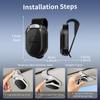 Universal Car Sunshade Sunglasses Storage ID Card Glasses Clip For Volvo XC60 XC90 S60 S80 V60 C70 S40 C30 V90 V60 C40 XC40 V70