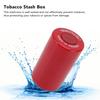 Stash Box Round Plastic Airtight Stash Jar Smell Proof Herb Storage Case Sealed Container for Outdoor Travel