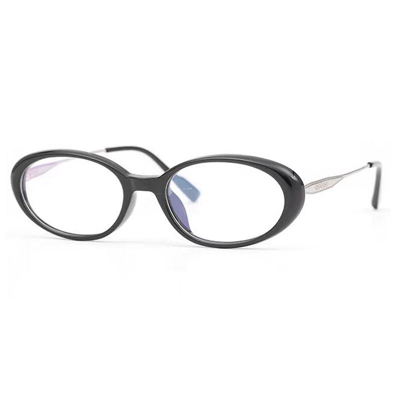 Fashionable Thick Edge Oval Small Frame Anti-blue Light Reading Glasses For Women Senior Middle-aged And Elderly Glasses JH5002