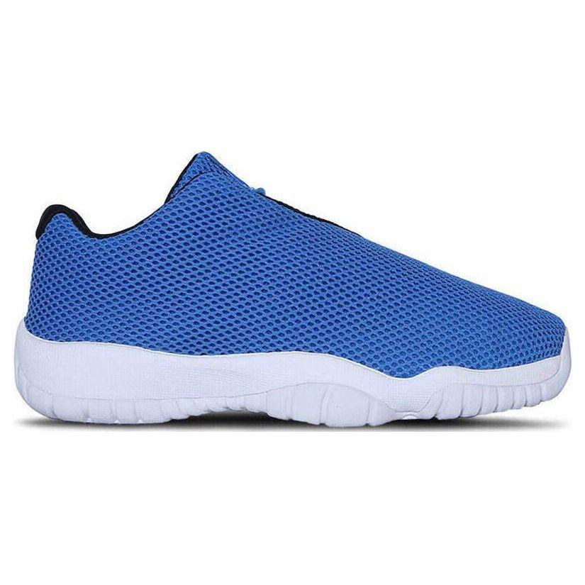 Air Jordan Future Low BG Фото Синий Детские Кроссовки Черно-Белые 724813-400